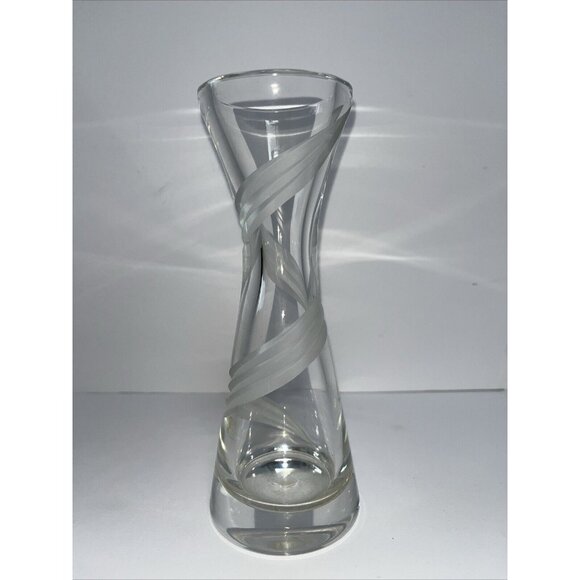 Vintage USSR Region Hand Cut Lead Crystal Vase, Soviet Union Cut Crystal Glass - Picture 2 of 13